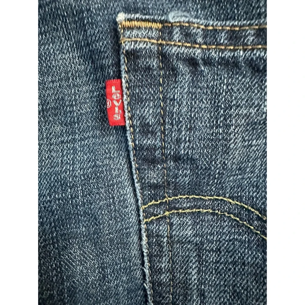 Levis 501 Jeans Mens 36x30 Blue Original Fit Straight Leg Button Fly Waterless